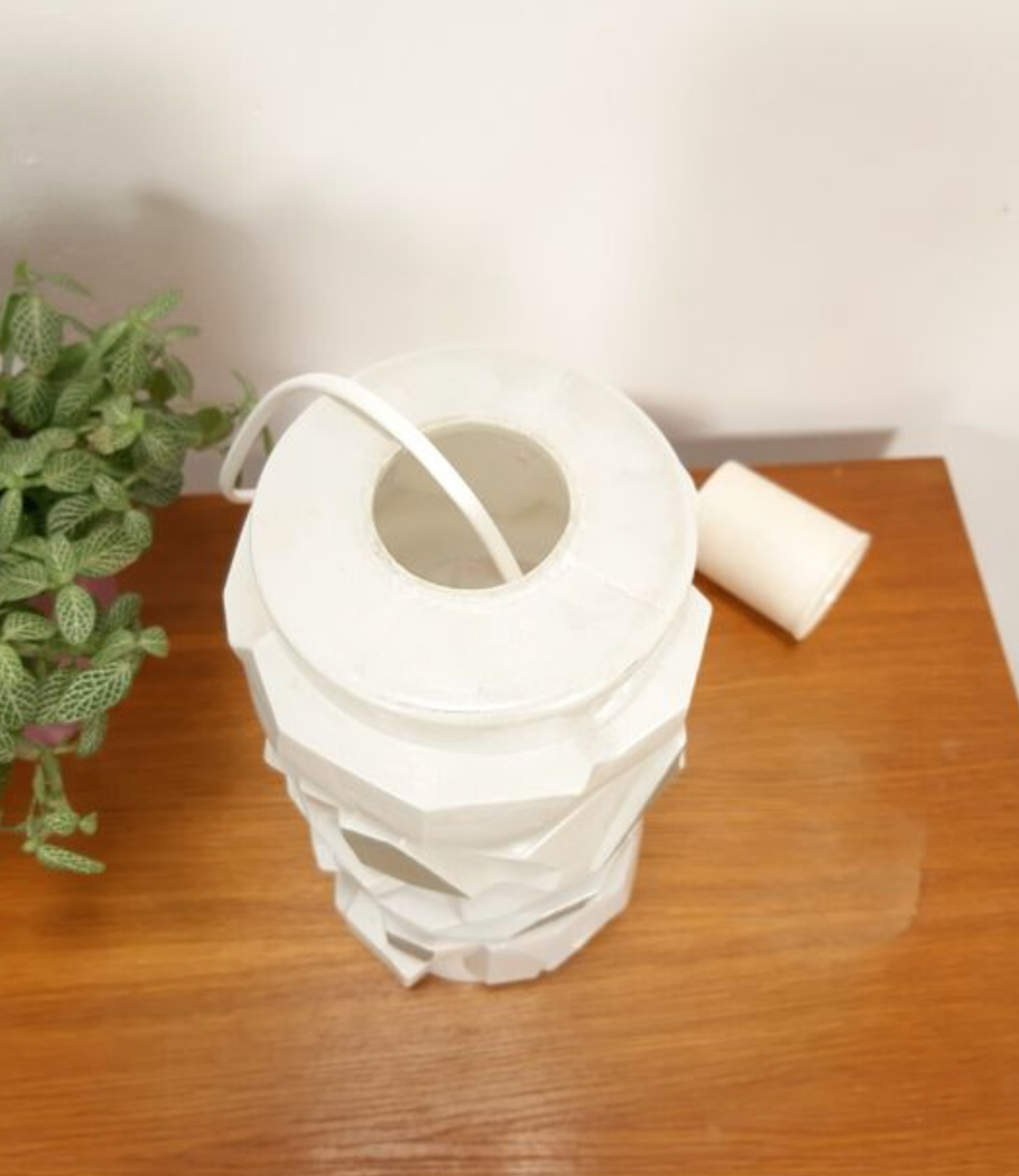 Vintage glass pendant lamp