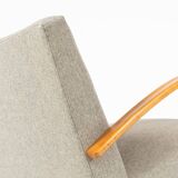 Pair of Bentwood Armchairs by Jindrich Halabala H269, Czech Republic, 1940s