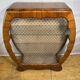 Art Deco Vintage Walnut Display Cabinet 1930s-1940s Art Deco Vintage W