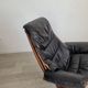 Vintage Göte Mobler 1960s swivel and reclining lounge chair