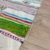 Handmade wool Berber rug 205 X 145 CM