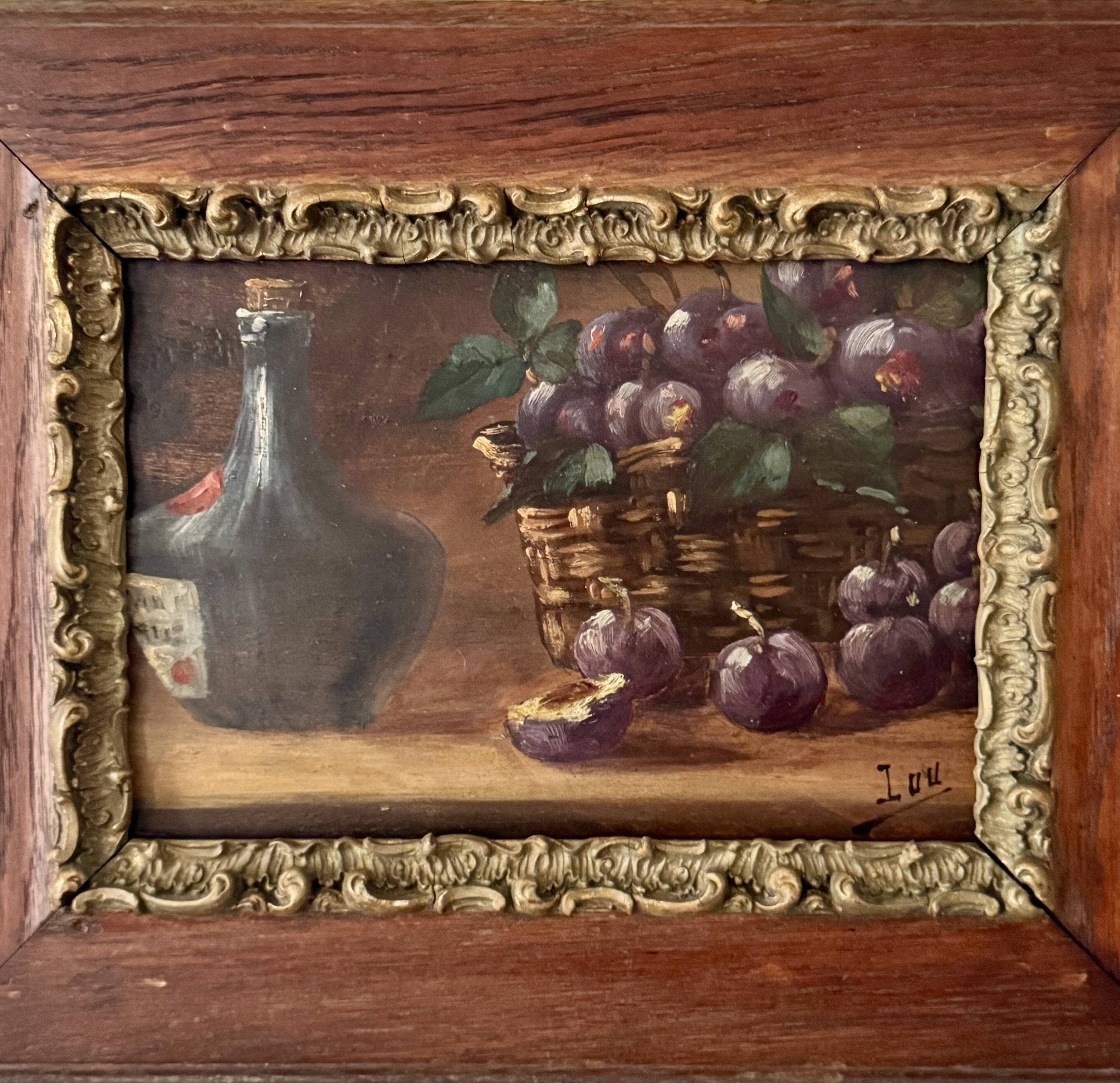 Still Life with Plums