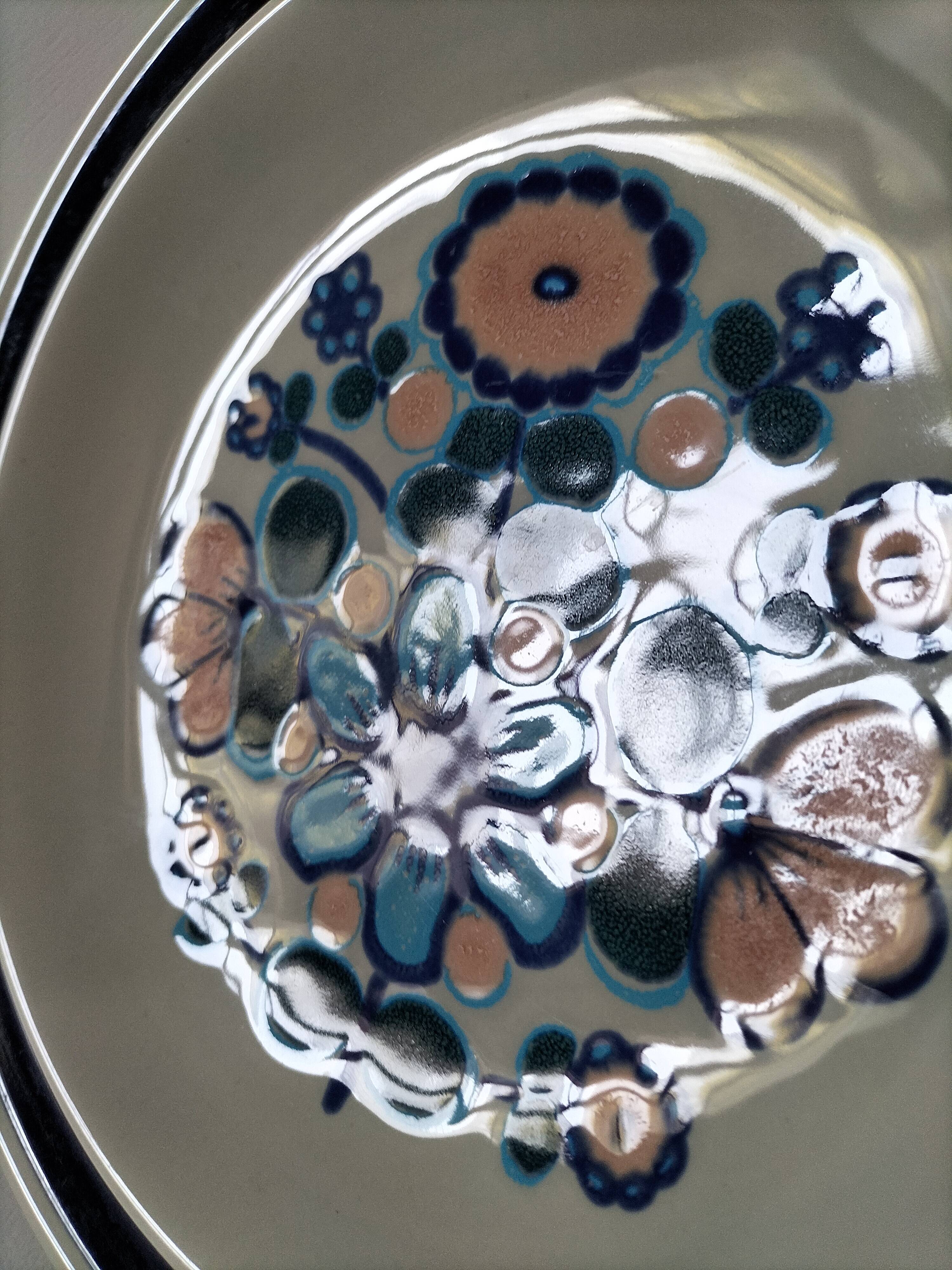 Set of vintage French plates – Gien, Lunéville & Digoin – 1960s