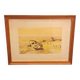 Aquarelle originale signée V. Brunet – « Bateaux sur le rivage »