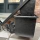 Art Deco wrought iron mirror