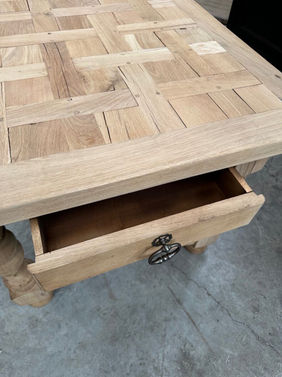 Solid oak table from the 1960s.