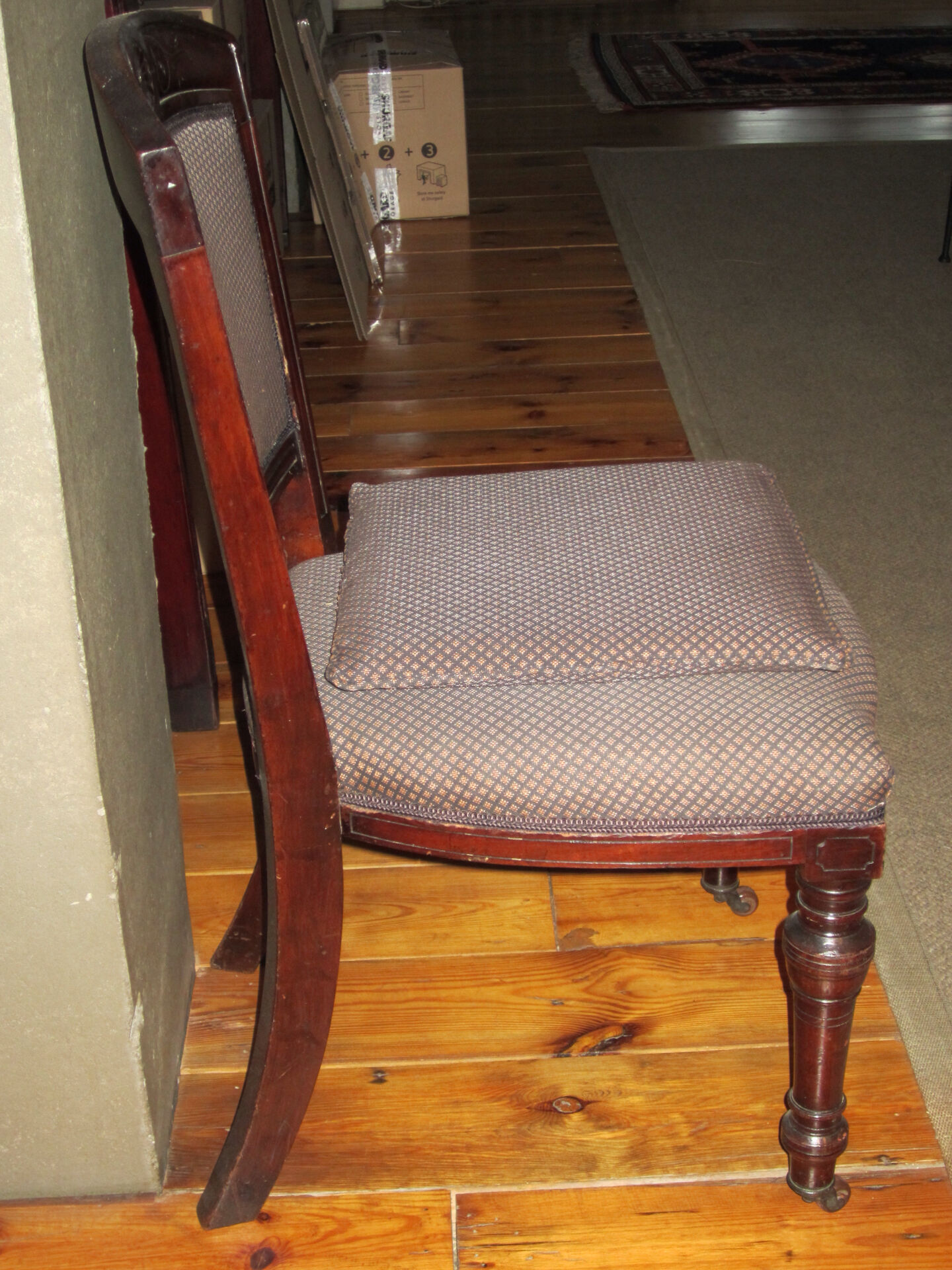 4 chaises acajou