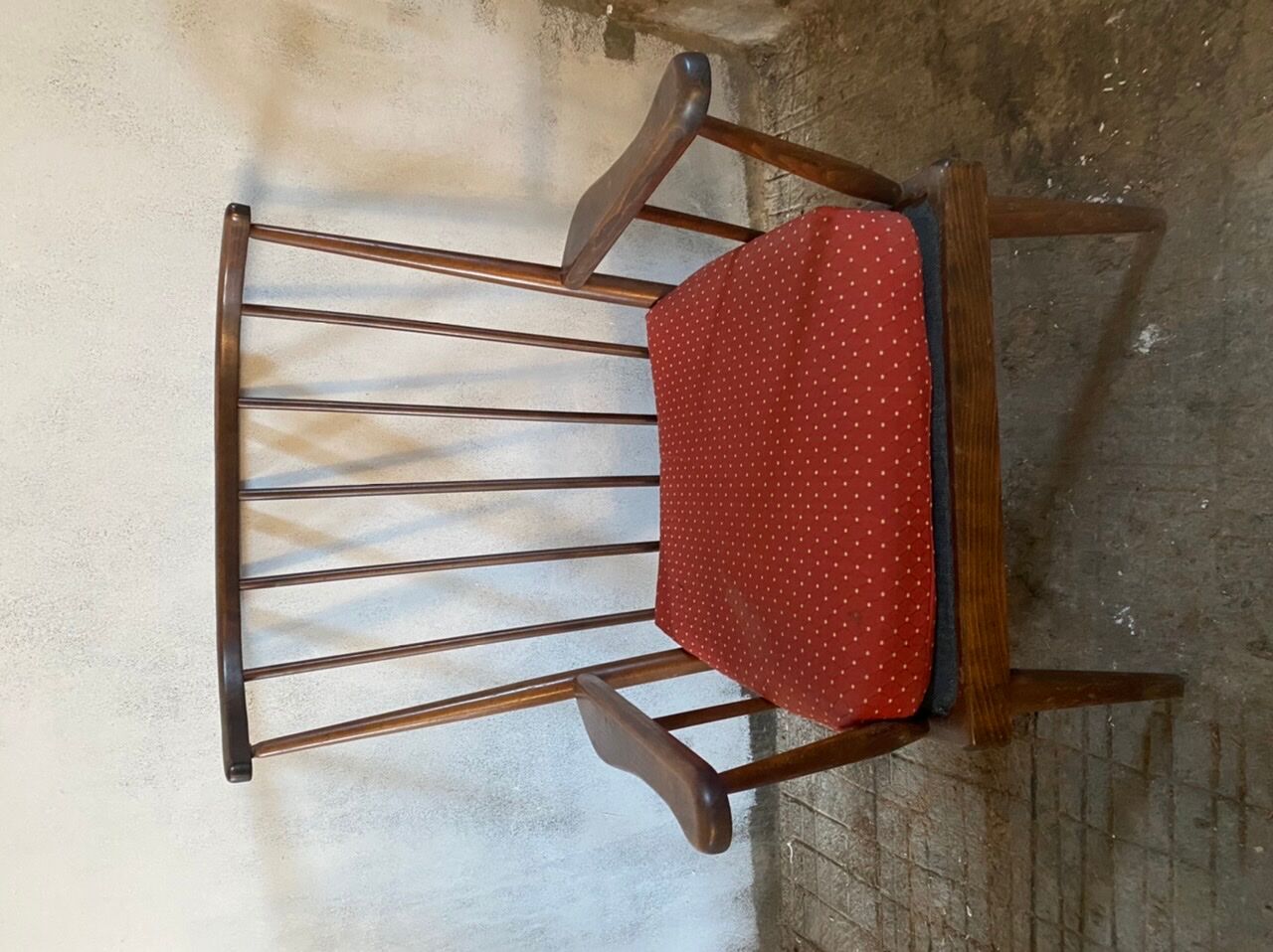 Fauteuil baumann éventail vintage