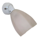 Art Deco wall lamp in porcelain and glass