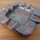 Brutalist ceramic ashtray, 1940s