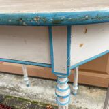 Reupholstered center table