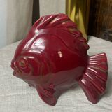Earthenware fish, Art Deco by Géo Condé