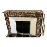 Fireplace in red marble from Languedoc
