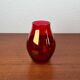 German glass vase from the mid-century modern period by Alfred Taube, 1960s.