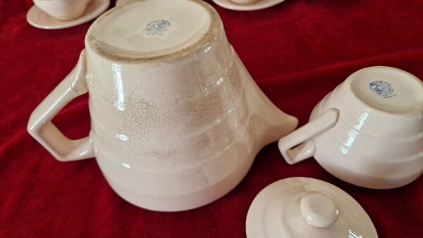 Service à café rose céramique de st amand ceranord