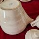 Pink ceramic coffee service by St Amand Ceranord