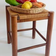 Rustic French Provence Wicker Basket Centerpiece / Vide-Poche – Mid 20th Century