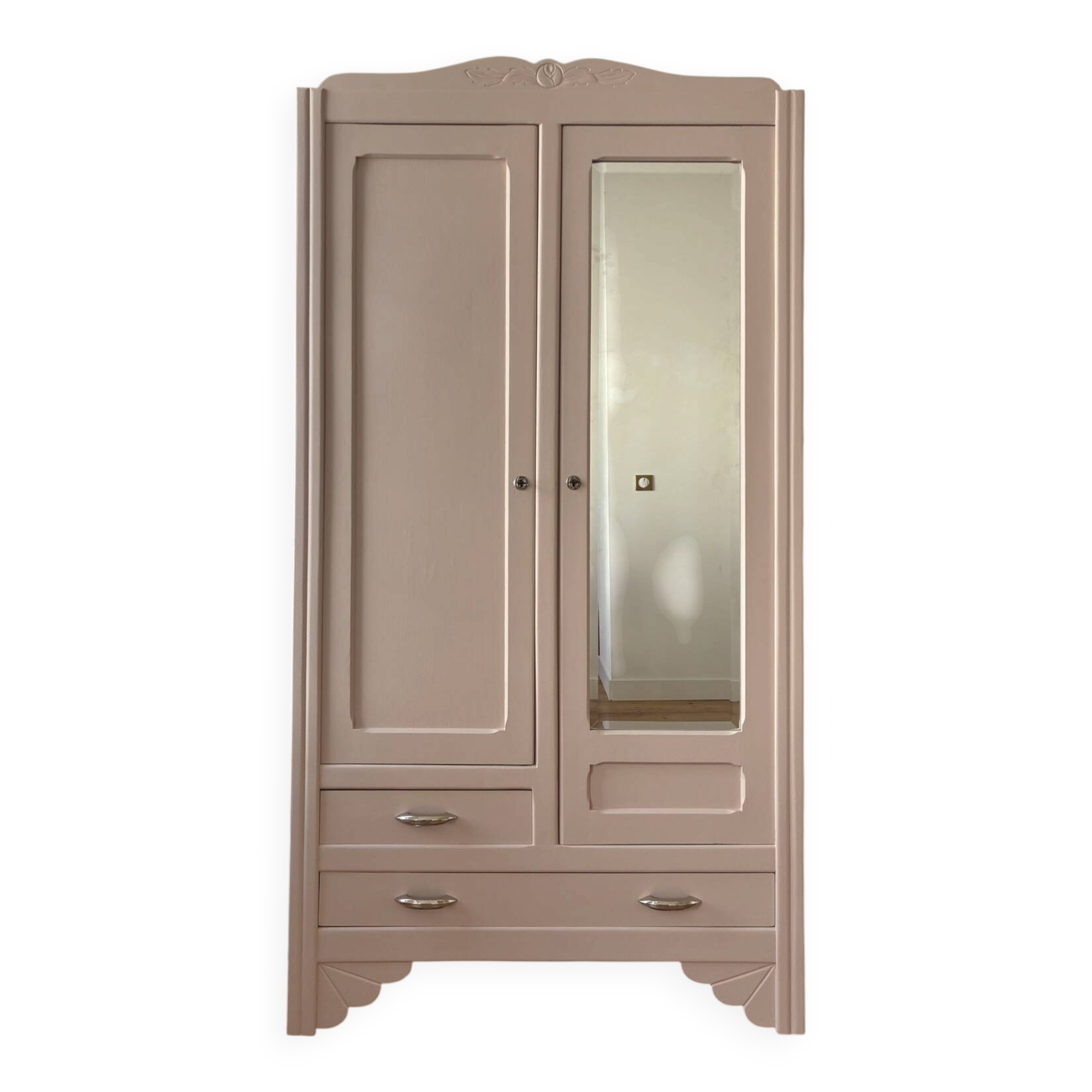 Armoire de style Art Déco colorée