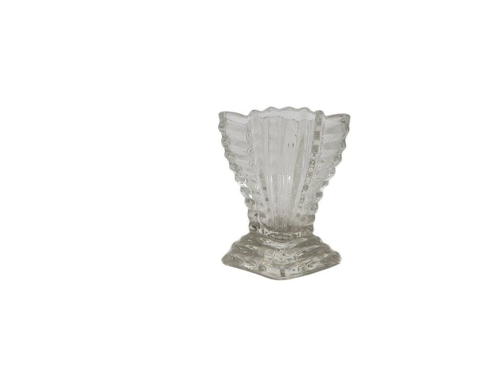 Art Deco toothpick case from Hortensja Glasswork, 1930s