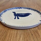 Set of 6 completely handmade plates.