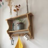 baker's style wall shelf