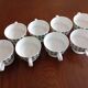 Service 8 cups "Rosette Taïga" Tapio Wirkkala & Ute Schröder for Rosenthal, ca 1970