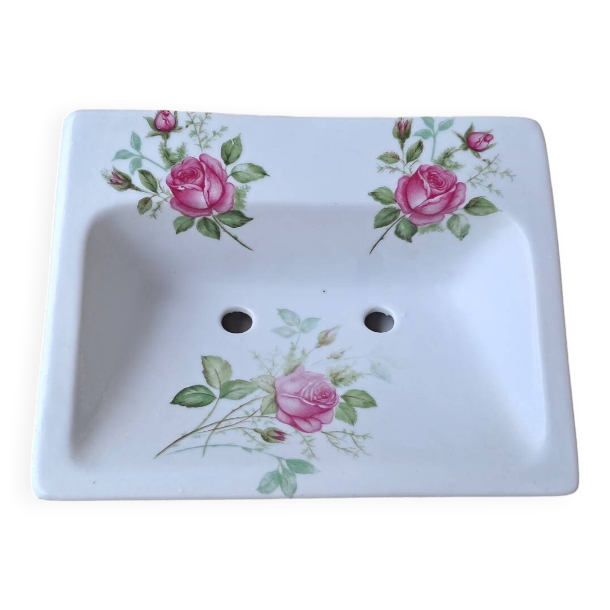 Antique ceramic soap dish