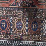 Handmade vintage Afghan Baluch rug 93cm x 164cm 1920s