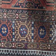Tapis afghan Baluch vintage fait main 93 cm x 164 cm années 1920