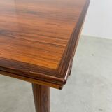 Square dining table in palisander by Lübke, 1960