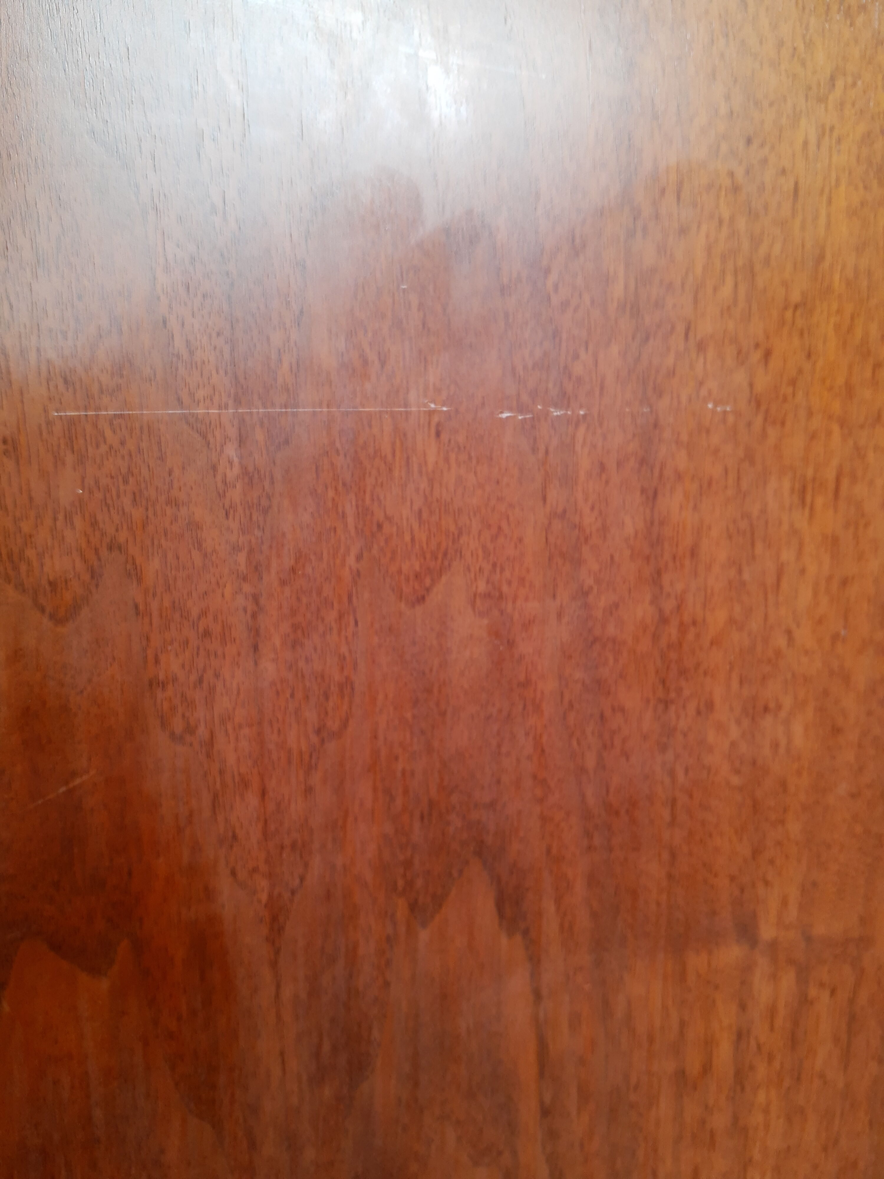 Bahut low teak vintage 80s