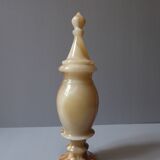 Vase in onyx with its lid