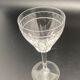 Art Deco Crystal Wine Glasses - S4M11