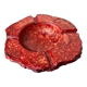 Red faux alabaster ashtray by Romano Bianchi, Italy, 1970s