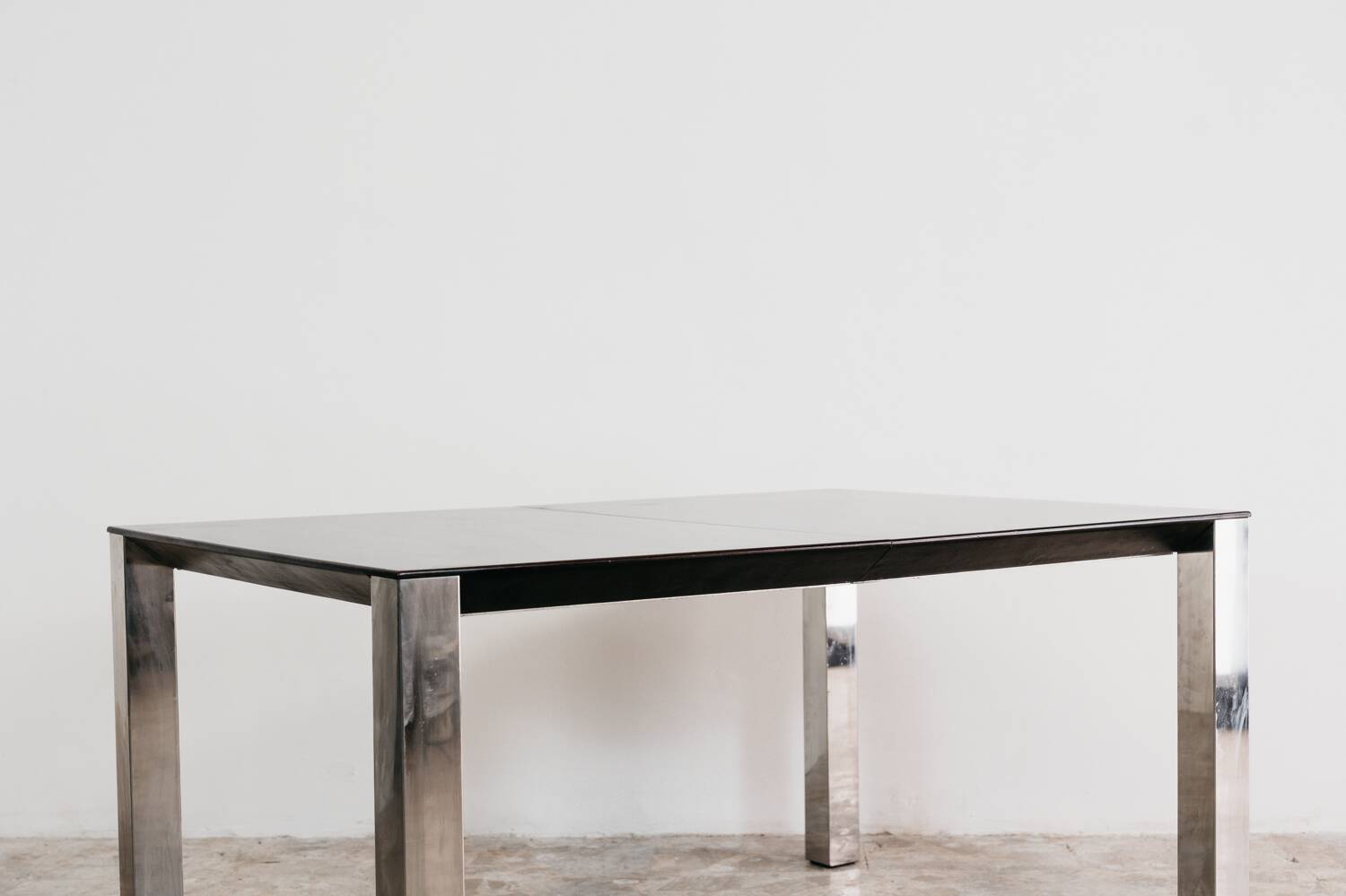 Table à manger extensible Giovanni Offredi Saporiti design années 70