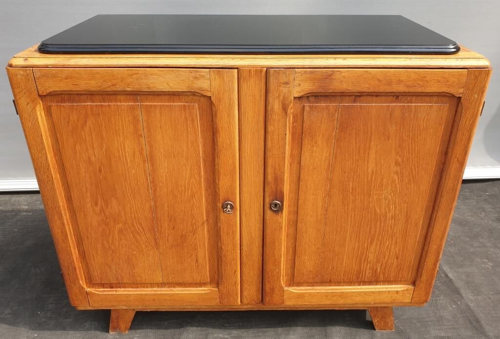 Buffet parisien Mitchell Rock'N'Roll 1940 bicolore noir et Chêne