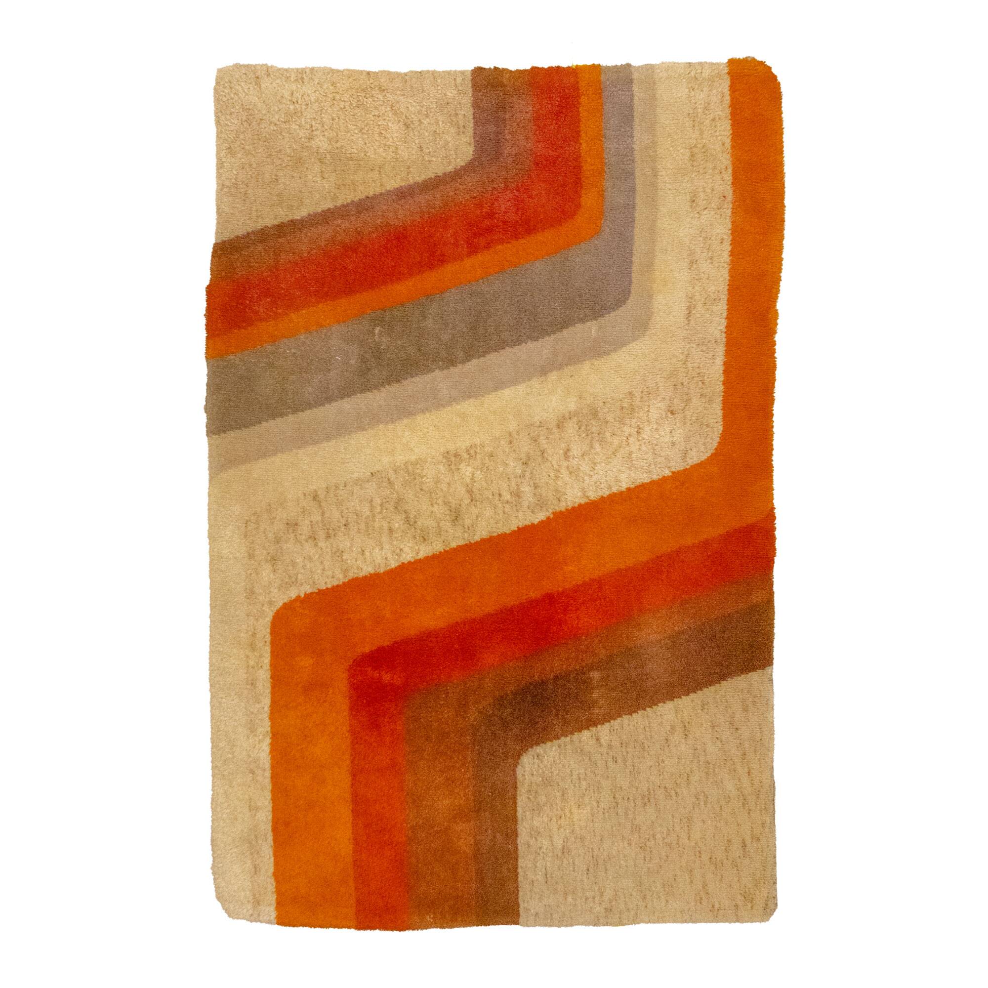 Orange 'Lines' Desso Carpet