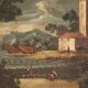 Italian painting seascape from the 18th century