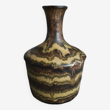 Vintage Portuguese ceramic vase signed