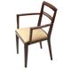 Paire de fauteuils bridge 1930 assise en cuir beige