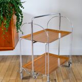 Rolling trolley in formica and chrome Design, 1970