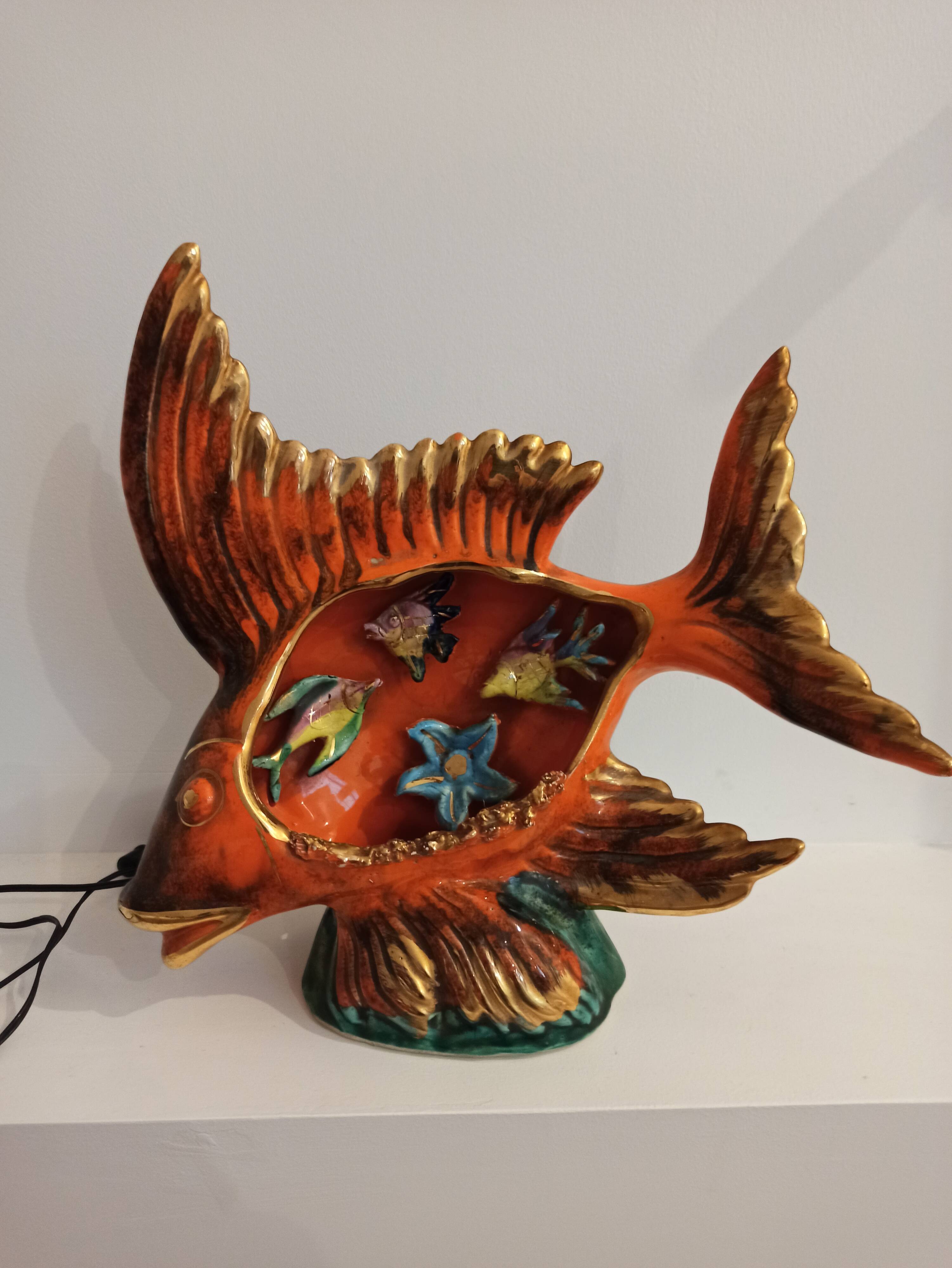 Lamp fish Vallauris