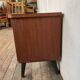 Pair of night table feet compass bedside end of vintage sofa old 1950 1960 retro