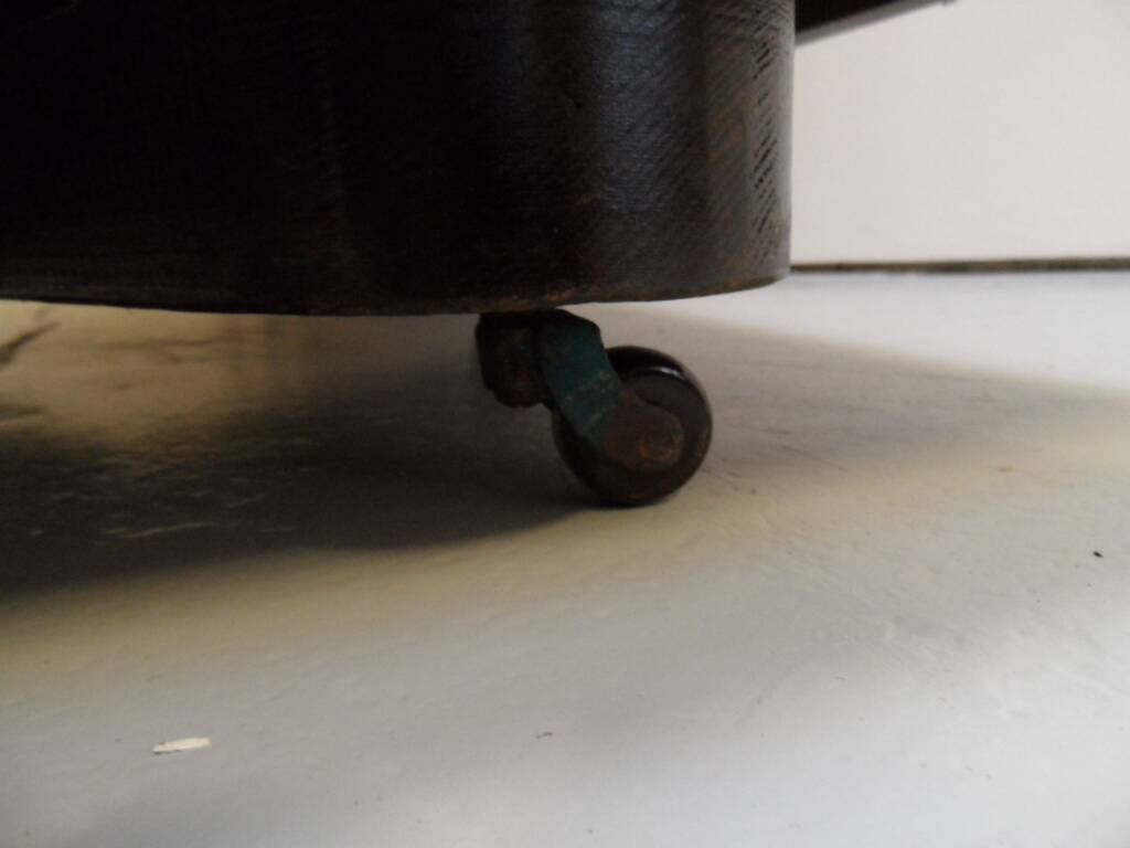 Antique mahogany revolving bookcase