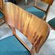 6 beech and teak chairs - Denmark 1940s