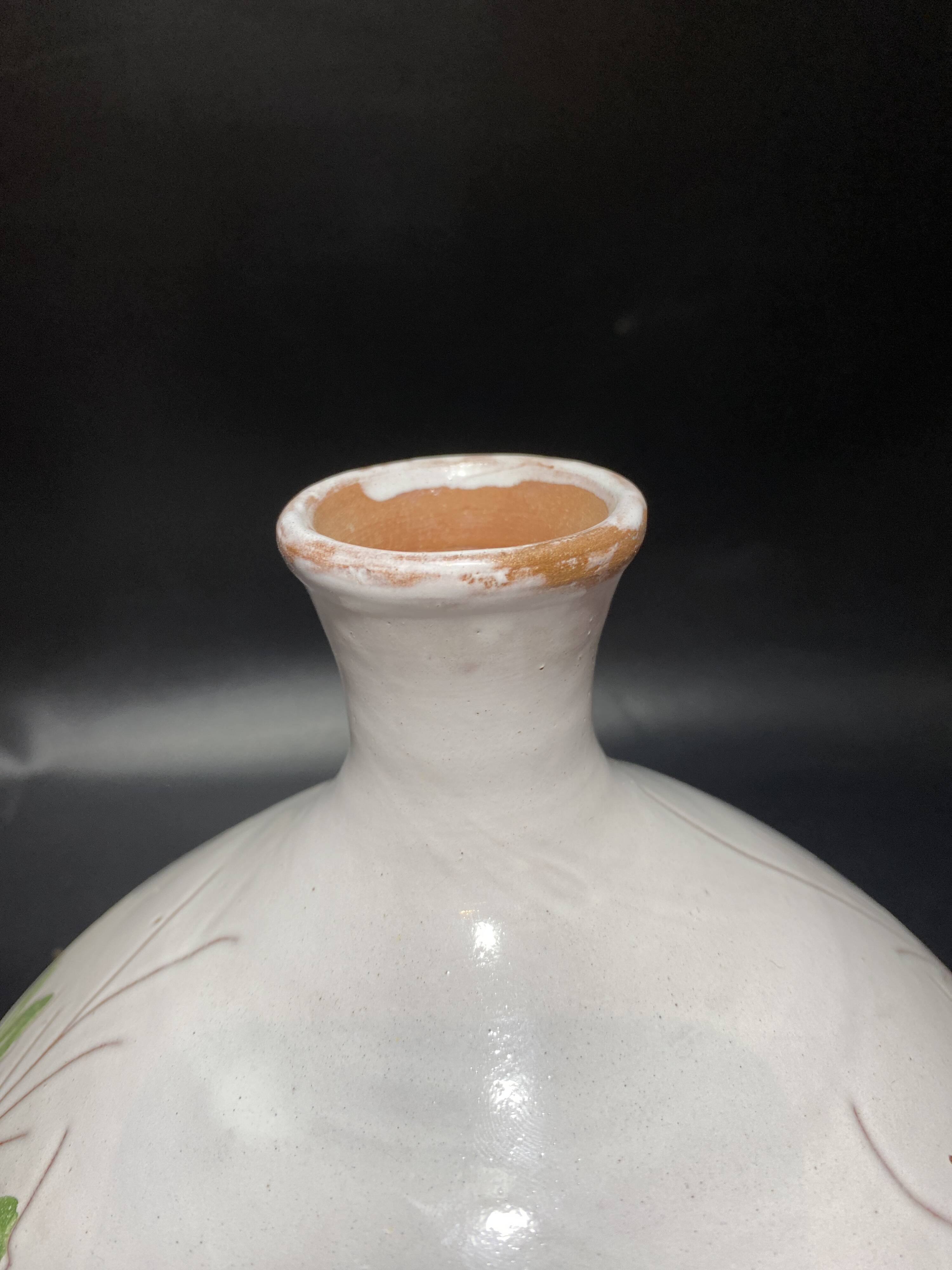 Terracotta vase
