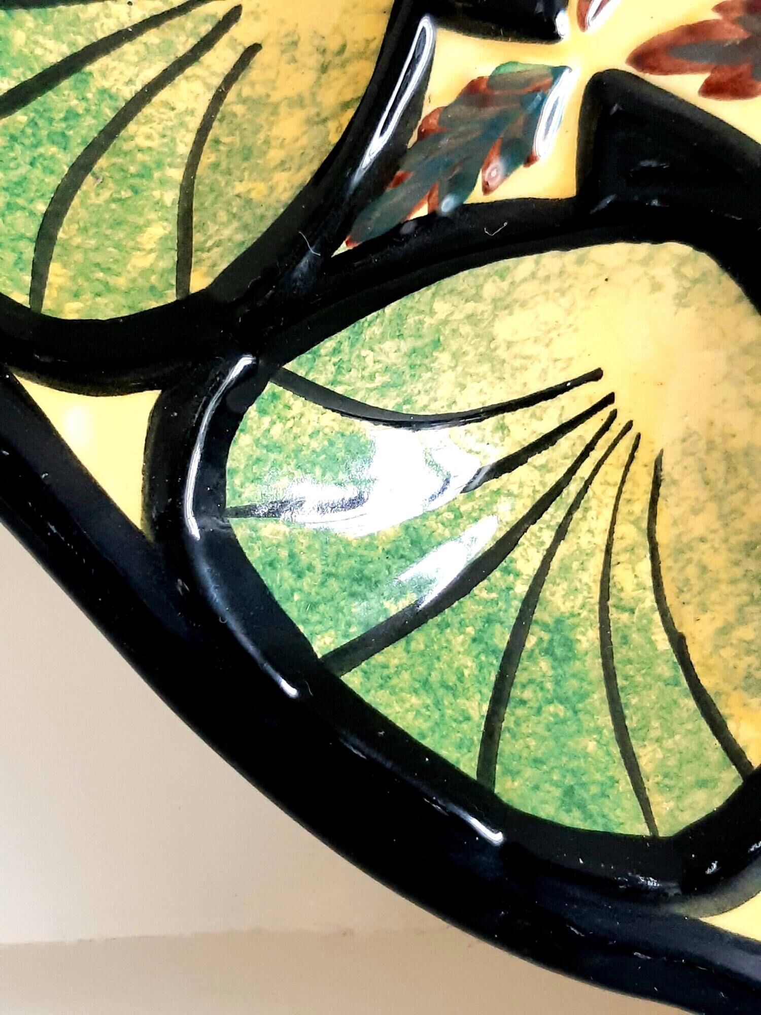 Ceramic oyster dish saint jean de bretagne
