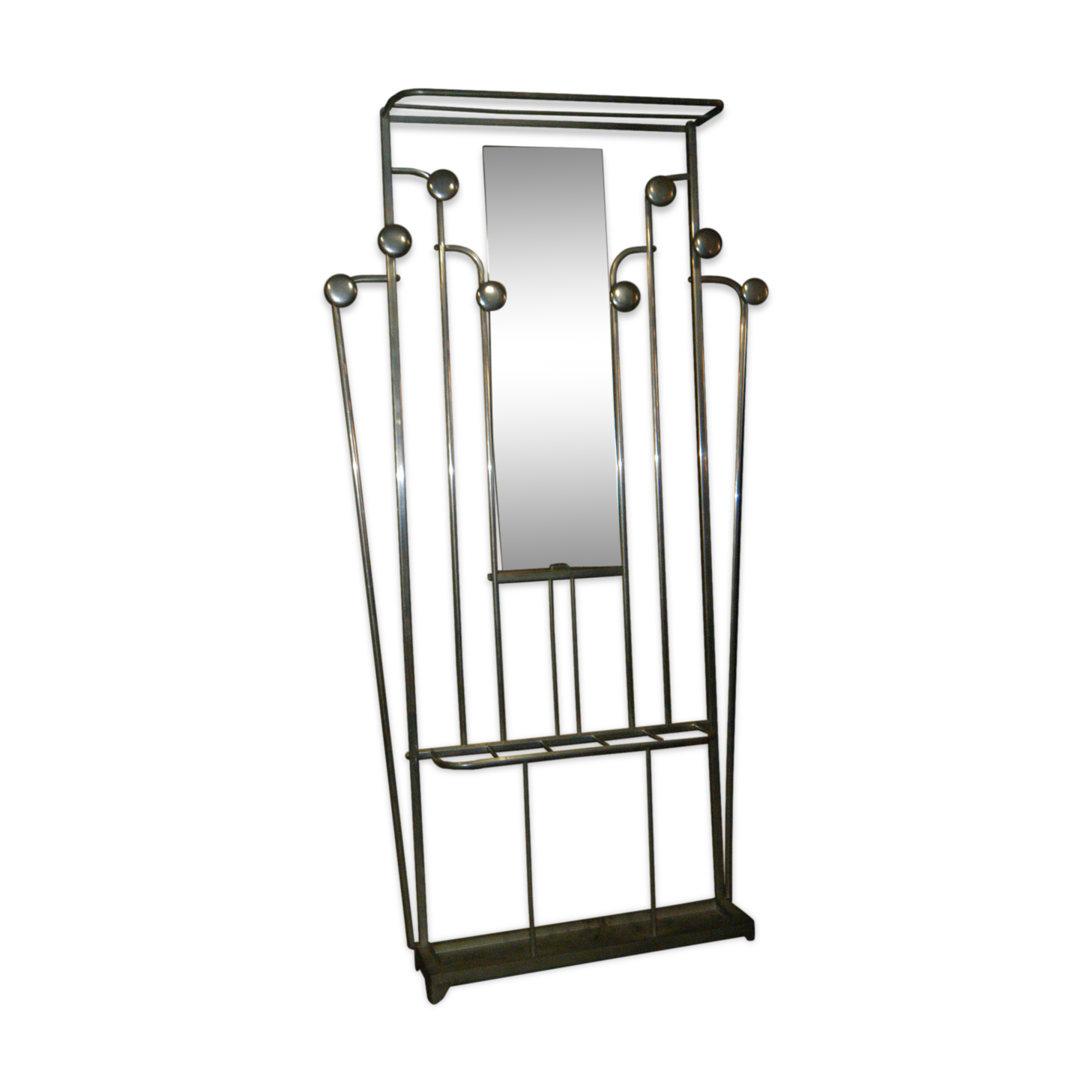 50's old aluminium coat hanger