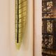Pair of Green Murano Glass Leaf Wall Sconces, Italy 1990s