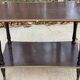 Desserte 2 plateaux vintage en palissandre